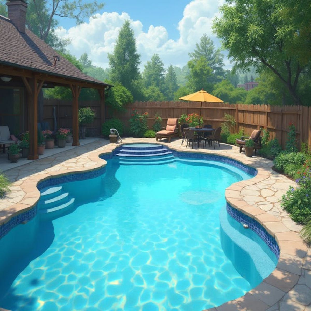 Transforme seu quintal, Instale uma Piscina