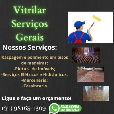 Raspagem de Taco e Assoalhos,Pintura e Reformas e Manutenção em Belém